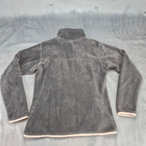 Patagonia Fleece Jacket Womens Pullover Re-Tool Snap-T Gray Purple Size M - Picture 8 of 11
